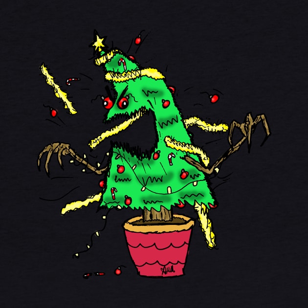 Evil Christmas Tree by SimplyMrHill